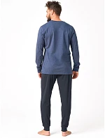 Pyžamo Key MNS 614 B26 s dlhými rukávmi, veľkosti M–2XL Pyžamo Key MNS 614 B26 s dlhými rukávmi, veľkosti M–2XL
