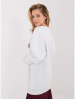 WT BL mikina A1047.69 svetlo šedá