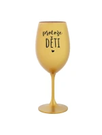 ZLATO, POJĎ NA TO! - zelená nerozbitná sklenice na víno 470 ml ZLATO, POJĎ NA TO! - zelená nerozbitná sklenice na víno 470 ml