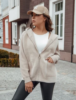 Dámska alpaková bunda KATHERINE beige FashionStreet TY4540