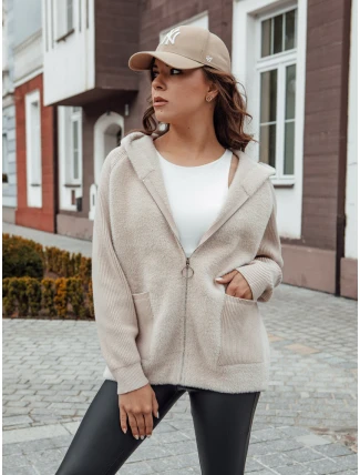Dámska alpaková bunda KATHERINE beige FashionStreet TY4540