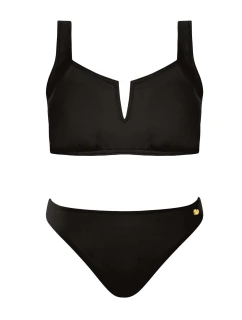 Dámske dvojdielne plavky S1011PM4 Panama 4 Black - Self