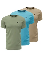 Tričko 4F M3094 3pak M 4FWSS25TTSHM3094 90S pánske