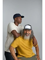 Atlantis Headwear Darwin 5-panelová čiapka s šiltom 33.0300 off white/olive/khaki Atlantis Headwear Darwin 5-panelová čiapka s šiltom 33.0300 off white/olive/khaki