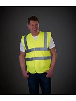 Bezpečnostná vesta Yoko HVW 100 Hi-Vis 79.W100 limetková/výrazne žltá Bezpečnostná vesta Yoko HVW 100 Hi-Vis 79.W100 limetková/výrazne žltá
