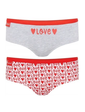 Dámske valentínske nohavičky - 2 pack