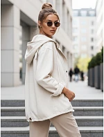 Dámska džínsová bunda LASANAS light beige FashionStreet TY4314