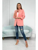 Bunda s klopou elegantná tmavá marhuľová