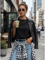 MAYLA dámske tričko čierne FashionStreet RY2123