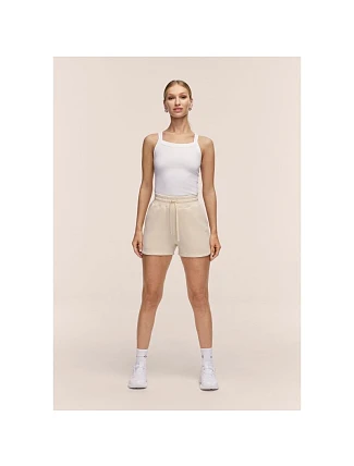 Dámske šortky CASALL Peachy Shorts, biela farba Dámske šortky CASALL Peachy Shorts, biela farba