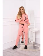 Sada s potlačou pištole marhuľová