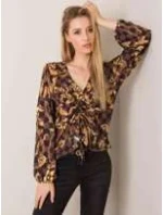 Blúzka DHJ BZ 12283.94P hnedá
