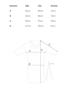 S403 Pletené šaty v nadmernej veľkosti - ecru