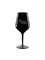 PROTOŽE BÝT KADEŘNÍK NENÍ PRDEL - černá nerozbitná sklenice na víno 470 ml PROTOŽE BÝT KADEŘNÍK NENÍ PRDEL - černá nerozbitná sklenice na víno 470 ml
