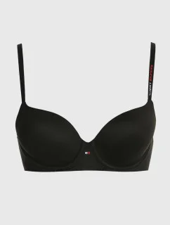 Dámska podprsenka ULTRA SOFT DEMI-CUP BRA UW0UW03159BDS čierna - Tommy Hilfiger