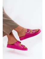 Damskie Klapki Gładkie Pachnące ZAXY NN285093 Fuksja