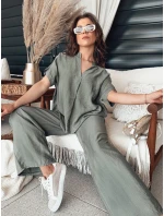 Dámska blúzka NAMAYAS khaki FashionStreet RY2605