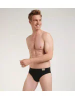 Pánske nohavičky GO Natural Brief C2P - BLACK - black 0004 - SLOGGI