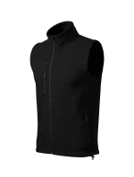 Exit fleecová vesta unisex čierna