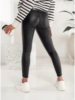 Dámske voskované nohavice FEMINERO black FashionStreet UY2220