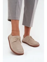 Dámske prírodné semišové barefoot topánky Zazoo 327 light beige Dámske prírodné semišové barefoot topánky Zazoo 327 light beige