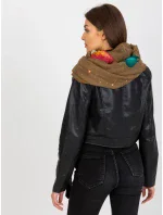 Tunelový šál AT KM TS06.32P tmavo lila