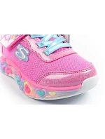 Skechers S Lights LED Detské športové topánky na suchý zips pre dievčatá