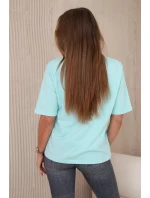 Bavlnená blúzka No Bad Days mint
