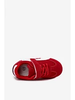 Detská športová obuv na suchý zips Red Perrin Detská športová obuv na suchý zips Red Perrin