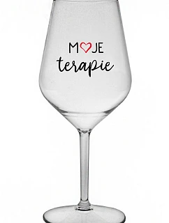 MY THERAPY - číry nerozbitný pohár na víno 470 ml