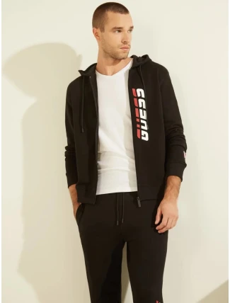 Pánska mikina U0BA50K9V31 - JBLK čierna - Guess
