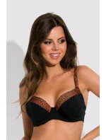 Dámske plavky KAIR Black with Brown - Mediolano