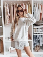 Dámska džínsová sukňa-šortky CHILL WRAP sivá FashionStreet CY0508