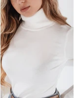 Dámsky sveter s rolákom VANORIA white FashionStreet MY2491 Dámsky sveter s rolákom VANORIA white FashionStreet MY2491