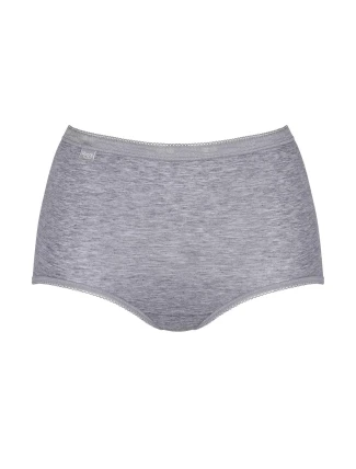 Dámske nohavičky Basic+ Midi - GREY COMBINATION - šedá M013 - SLOGGI Dámske nohavičky Basic+ Midi - GREY COMBINATION - šedá M013 - SLOGGI