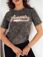 Dámske tričko AMOURETTE sivé FashionStreet RY2394