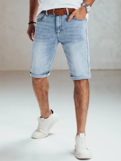 Pánske modré džínsové šortky FashionStreet SX2548