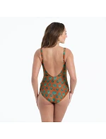 Jednodielne plavky Style Elouise 7713 rusty brown - RosaFaia