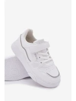Sneakersy Dziecięce Na Rzep Big Star SS374042 Białe