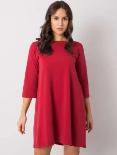 Šaty RV SK 7321.70 tmavo červená