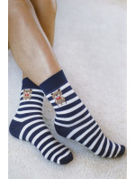 Dámske vzorované froté ponožky