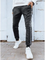 Pánske tmavosivé tepláky FashionStreet UX4197 Pánske tmavosivé tepláky FashionStreet UX4197