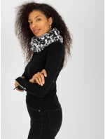 Tunelový šál AT KM ENEC B63.33P biela a čierna