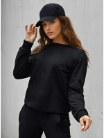 Dámska klasická čierna mikina FashionStreet BY1545