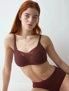 Dámska podprsenka Triumph Shape Smart P – Velvet Chocolate – hnedá 7859 – TRIUMPH