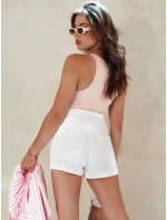Dámske šortky STREETVIBE white FashionStreet SY0388