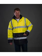 Yoko HVP 302 Hi-Vis Parka 79.P302, vysoká viditeľnosť, oranžová/námornícka modrá Yoko HVP 302 Hi-Vis Parka 79.P302, vysoká viditeľnosť, oranžová/námornícka modrá