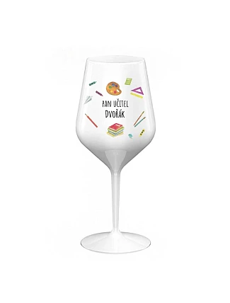 Personalizovaná nerozbitná sklenená pohár pre pani učiteľku/pána učiteľa (učebné pomôcky) Personalizovaná nerozbitná sklenená pohár pre pani učiteľku/pána učiteľa (učebné pomôcky)
