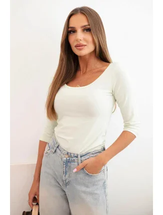 Blúzka s okrúhlym výstrihom apple