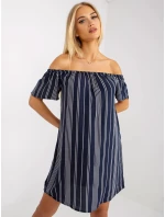 Dámske šaty D73771M30145I tmavomodré - Fresh Made